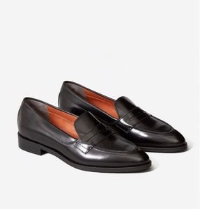 Everlane Black Leather Loafers